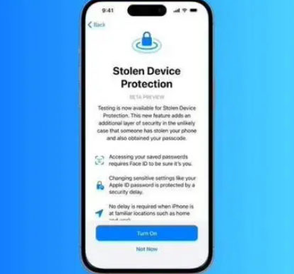汉滨苹果授权维修店分享被盗设备保护功能开启方法 