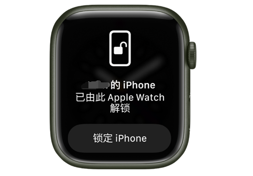 汉滨苹果手机维修分享用 AppleWatch 解锁配备面容 ID 的 iPhone方法 