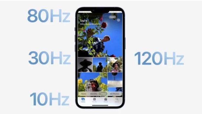 汉滨苹果14维修分享iPhone 14有高刷吗 