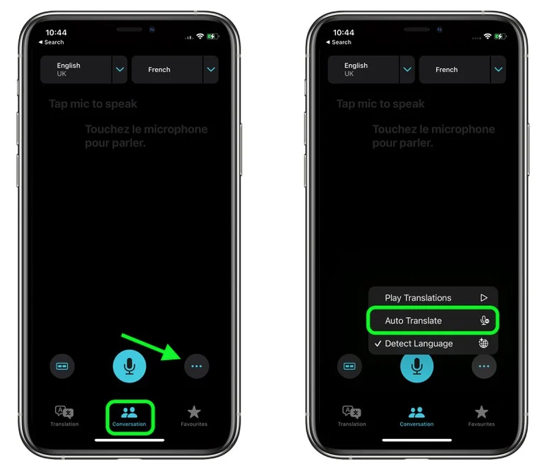 汉滨苹果手机维修分享iOS 15 “翻译” App 新改进 
