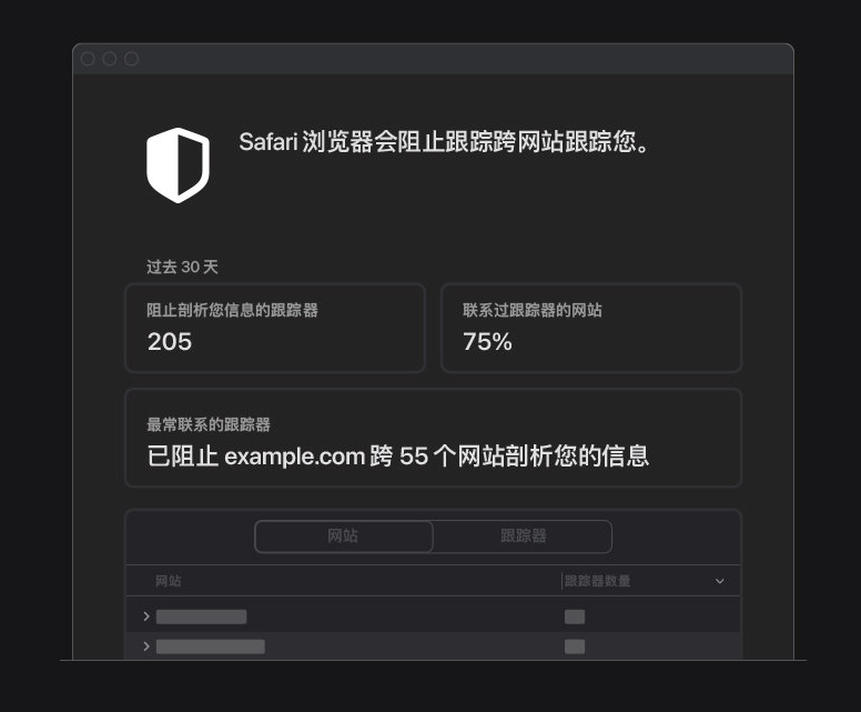 汉滨苹果手机维修分享如何在 Safari 浏览器中查看和打开隐私报告 